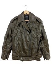 ZARA Giacca in ecopelle Donna