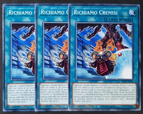 Set richiamo cremisi in - 3x, :