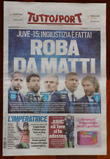 TUTTOSPORT giornale 21/01/2023  ROBA DA MATTI , SENTENZA JUVE PLUSVALENZE -15
