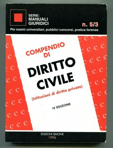 Compendio diritto civile - diritto,