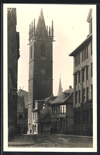 Erfurt torre dell orologio in - erfurt,, dell'orologio