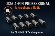 10pz. CONNETTORE 4 POLI PER