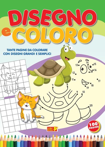 Libro disegno e coloro - libro,