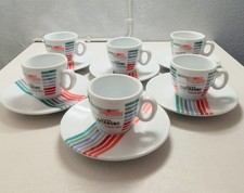 Set 6 tazzine Con Piattino