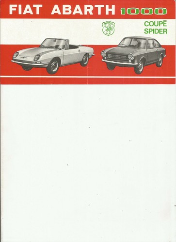 Fiat abarth 1000 coupe - 1000,
