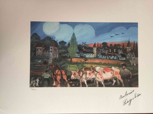 Antonio ligabue litografia - antonio,