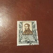 Repubblica Italiana Francobollo 1953 Microbiologia Usato