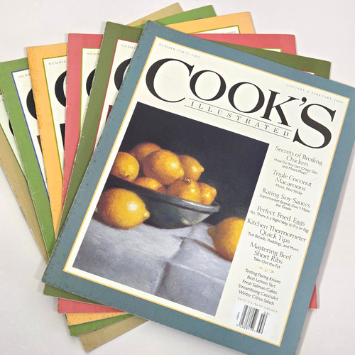 Vtg cooks illustrated - illustrated, 2000