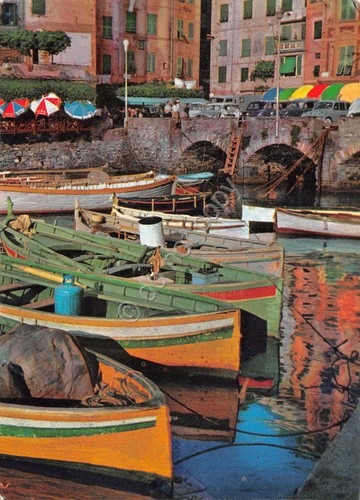 Cartolina camogli 1964 barche - cartolina,