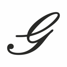 adesivo PRESPAZIATO LETTERA  G