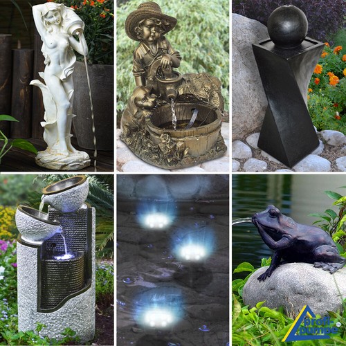Fontana solare giardino con - solare,