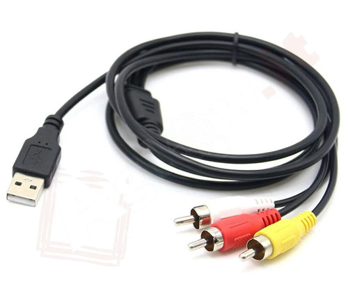 Cavo composito usb rca - usb, 3