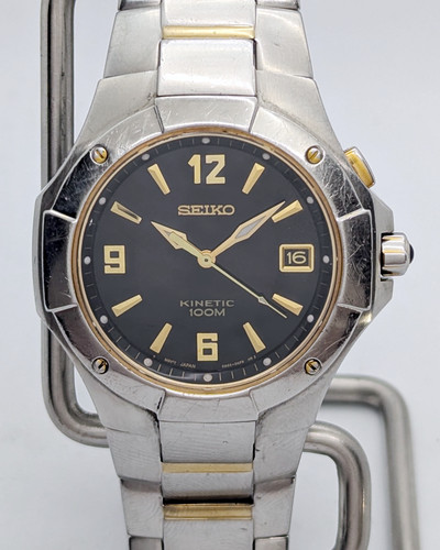 Seiko kinetic 5m62 nero - kinetic,