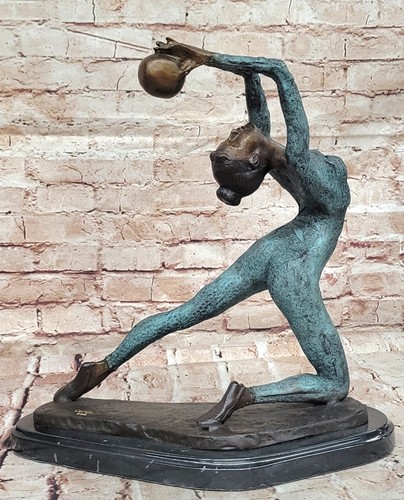 Firmato bronzo statua - bronzo,