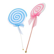 2 Pcs Candy Ornament Lecca Gigante Prop Puntello Lecca-lecca Realistico Grande