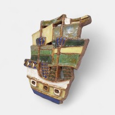 Vallauris - Isabelle Ferlay Fréderique Bourguet - Placca Les Argonautes 1950