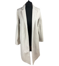 Zara Long Coat Open Front
