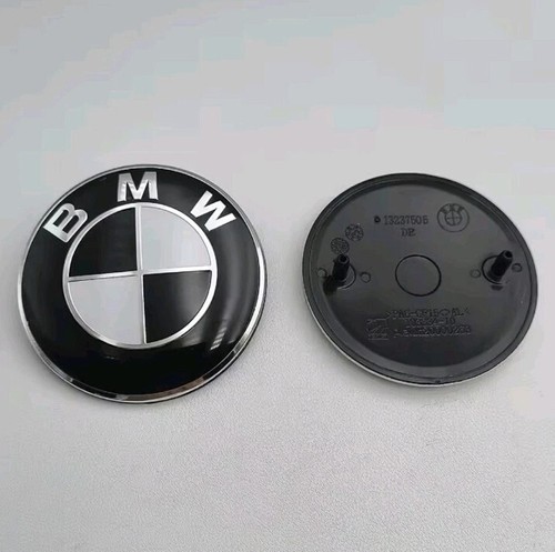 82mm bmw emblema nero logo - 82mm,
