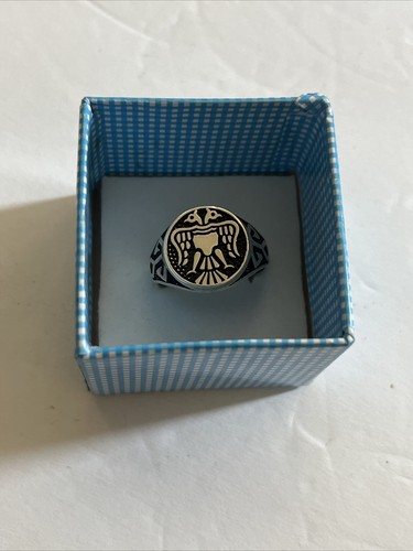 Anello uomo religioso argento