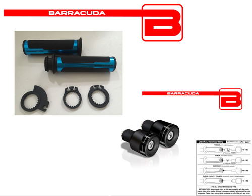 Barracuda manopole blu - barracuda,