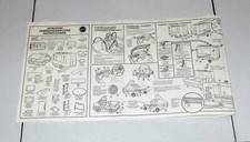 BARBIE Istruzioni CAMPER Magic Van Mattel 2938 del 1989 INSTRUCTIONS Anleitungen