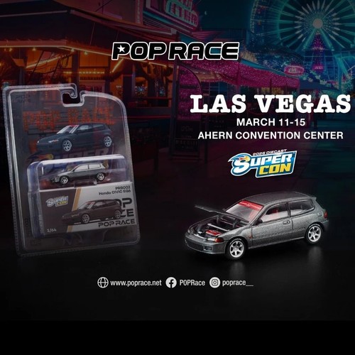 Pop race honda civic eg6 - 1/64,