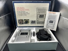 Macchina dittafono Grundig Stenorette 2300L scatola originale documenti completa rara