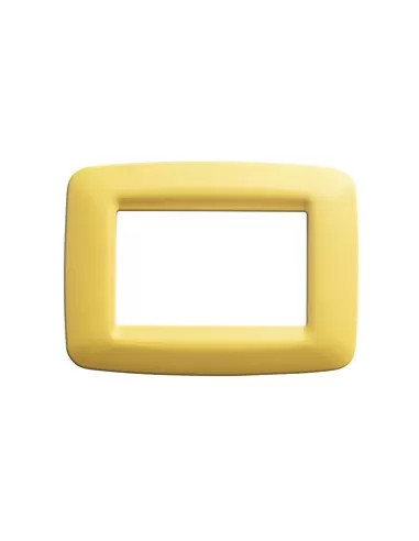 Gewiss placca posti giallo - posti,