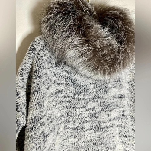 Poncho maglia con colletto - poncho,