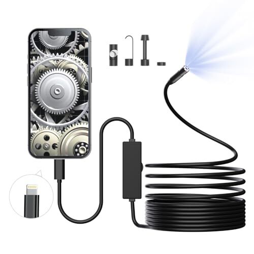 Camara endoscopio con luz - endoscopio, led