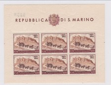 SAN MARINO 1951   FOGLIETTO"