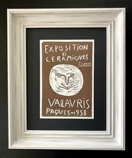 PABLO PICASSO | Vintage 1964 Firmato | Litografia Offset 11x14 Montata | Compralo!