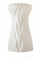 Vaso d'arredo in porcellana Bianca h 28 x 15 cm diametro marca Wald