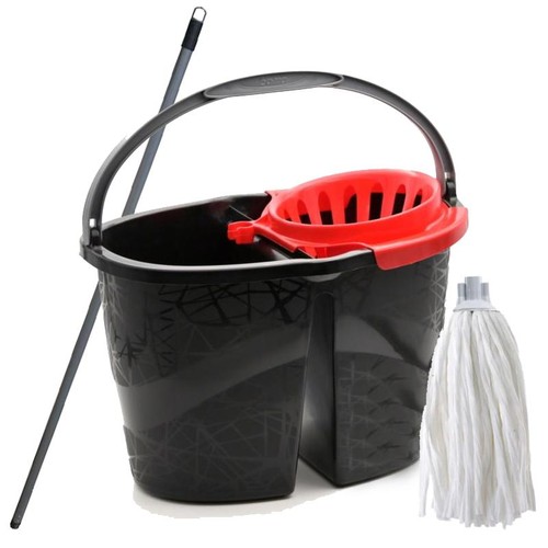 Kit mocio secchio scomparti - 2,