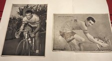 Giorgio Albani+Arnaldo Pambianco squadra Legnano cartoline ciclismo anni 50/60