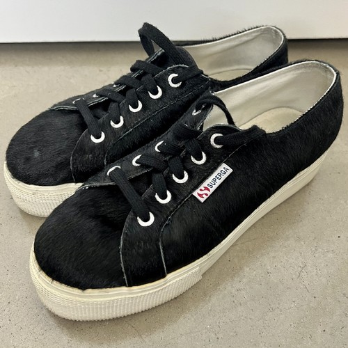 Superga sneakers platform nero - sneakers,