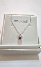 COLLANA RUBINO E DIAMANTI Pg