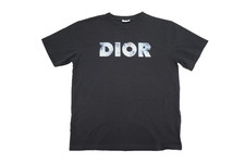 T-Shirt Dior Logo Grafica Nero