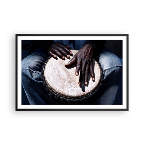Poster 91x61cm tamburo musica - poster,
