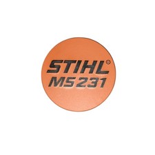 Targhetta originale Stihl per