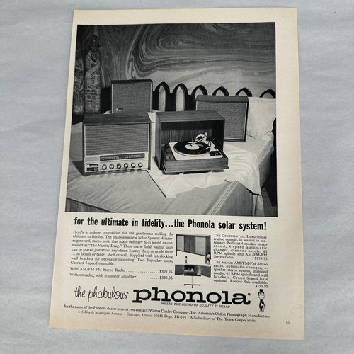 Phonola stereo system - phonola,