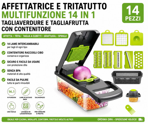 Tagliaverdure tagliafrutta - e,