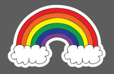 Adesivo arcobaleno