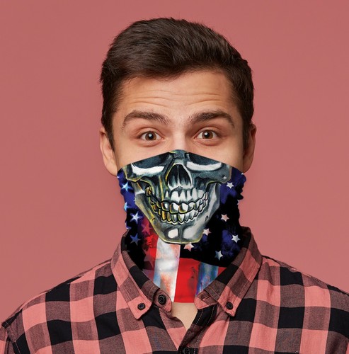 Usa grunge flag - grunge, teschio
