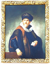 RITRATTO NOBILUOMO -  OLIO SU TELA - PRIMA META' DELL'800 - ITALIA - 38 x 28 cm