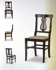 ARTE POVERA SEDIA IN LEGNO