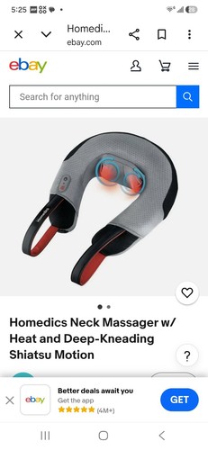 New homedics neck massager - neck,