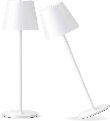 Lampada tavolo bianca - bianca, a
