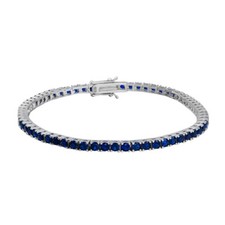 BRACCIALE TENNIS IN ARGENTO