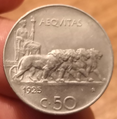 Moneta centesimi 1925 leoni - centesimi,